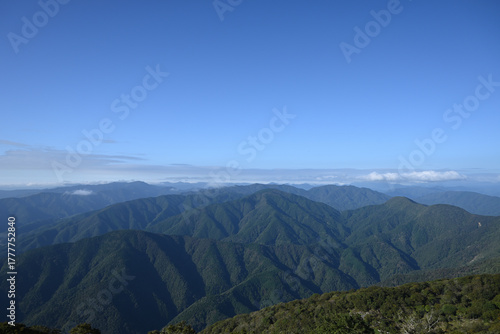 Obraz na plátně Climbing Mt. Ibuki, Shiga, Japan