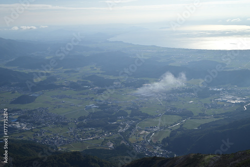 Fototapeta Climbing Mt. Ibuki, Shiga, Japan