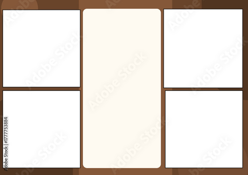 blank book cover isolated on white