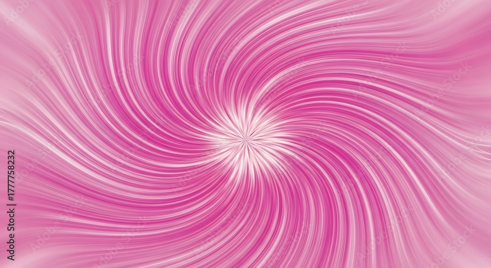 Obraz premium Abstract pink swirl background with white lines emanating from center.
