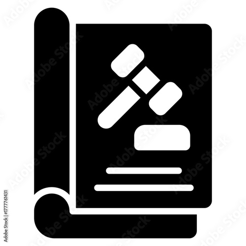 Regulation Glyph Black Icon