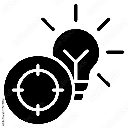 Opportunity Glyph Black Icon