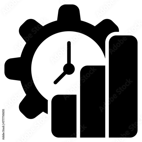 Productivity Glyph Black Icon