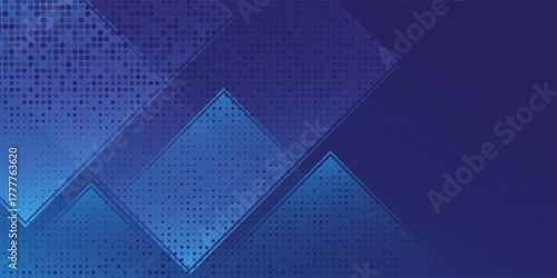 Abstract blue white dot pattern gradient texture technology background innovation modern