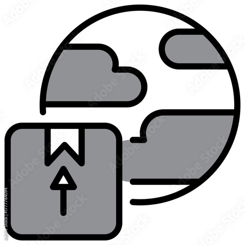 Export Icon Single Pack Illustration