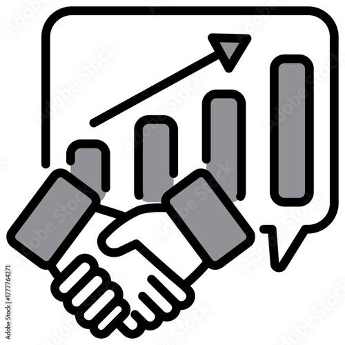 Partnership Icon Single Pack Illustration