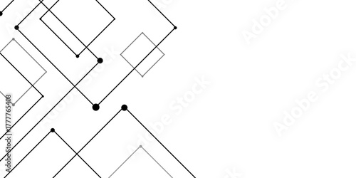 Abstract sketch of a building with lines, Abstract background. Vector abstract futuristic architecture concept with digital geometric connection lines. vector. technology communication data Science.