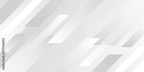 Abstract white and gray line speed overlaps abstract design vector background with Banner. presentation background. Vector lines template vector design. Object web design. line shape. Minimal poster. 