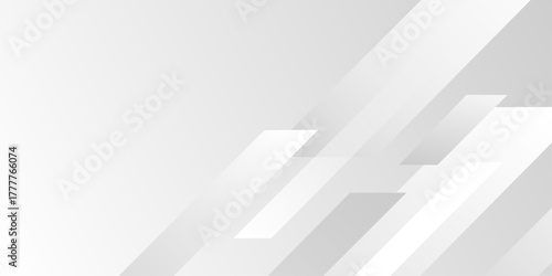Abstract white and gray line speed overlaps abstract design vector background with Banner. presentation background. Vector lines template vector design. Object web design. line shape. Minimal poster. 