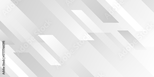 Abstract white and gray line speed overlaps abstract design vector background with Banner. presentation background. Vector lines template vector design. Object web design. line shape. Minimal poster. 