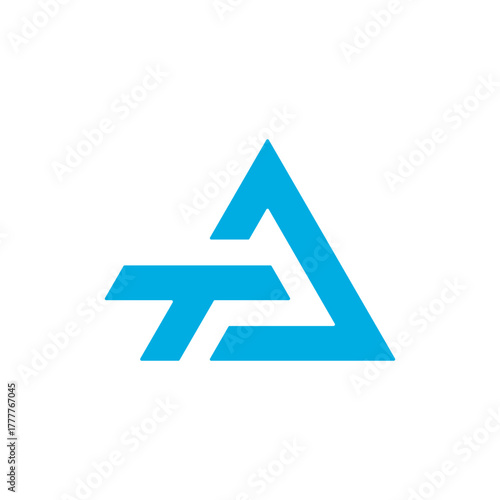 Modern Abstract Triangle Logo Design