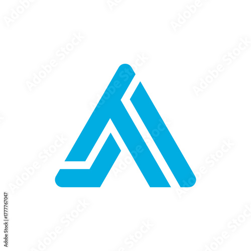 Modern Abstract Triangle Logo Design