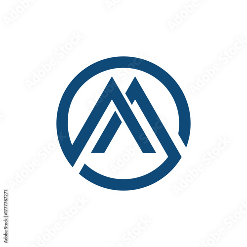Modern Abstract Triangle Logo Design