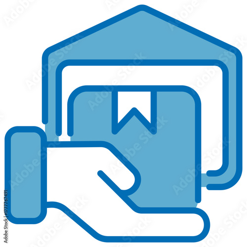 Supply Blue Icon