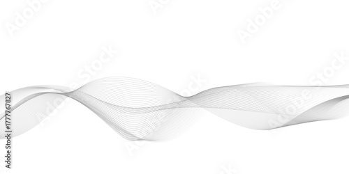 Abstract background with wave and curve line. Curve wave seamless pattern. Thin line wavy abstract vector background. Curve wave seamless pattern. Vector illustration.