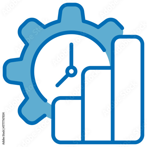 Productivity Blue Icon