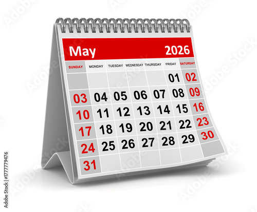 Calendar - May 2026