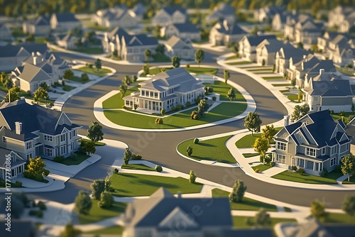 3d architecture modern building and city model