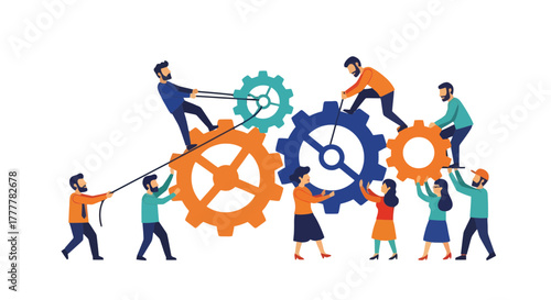 Teamwork And Collaboration: A Visual Depiction Of Coordination And Interdependence