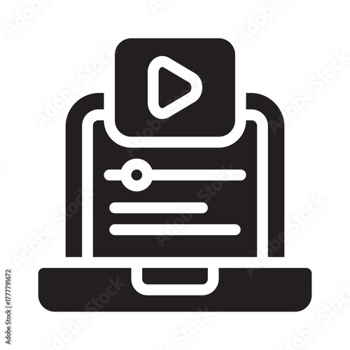 Content Marketing Solid Icon