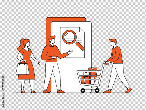 Team conducting market research and analysis.