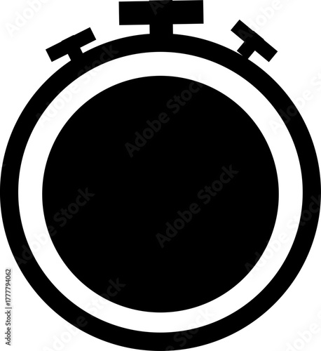 Stopwatch icon , Timer, clock, ,stopwatch symbol. minutes ,hour , speed, work, day, office, person, isolated on transparent background.