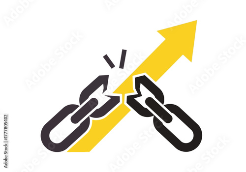 Breaking Chains for Growth Overcoming Obstacles to Achieve Success.