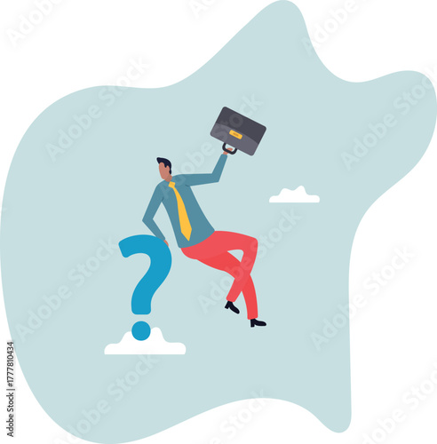 Solution to solve business problem, answer to hard question or ambition to overcome obstacle.about a man and his life.