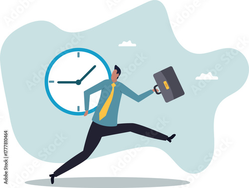 Time management failure, freedom to spend time with family and loved one, overworked or office worker routine work overtime.about a man and his life.