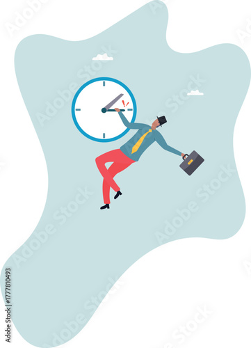 Project deadline, time countdown for agreement timeline to finish work .about a man and his life.