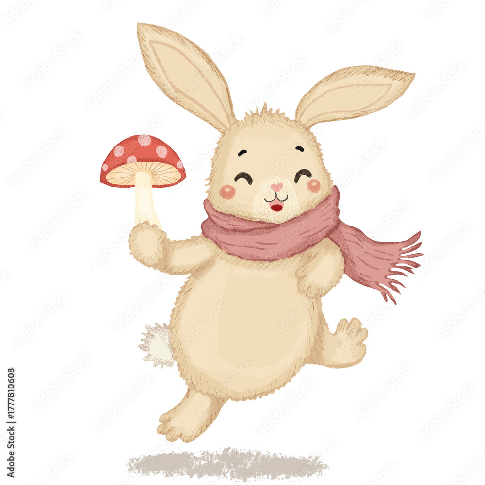 Obraz premium easter bunny with easter egg