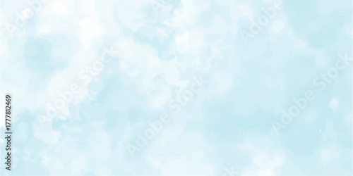 Light blue abstract watercolor background with paper texture and stains, light and soft blue Watercolor background texture. pastel hand painted watercolor of blue texture, White smoky watercolor.