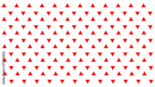 Seamless Red Triangle Geometric Tiling Pattern Background