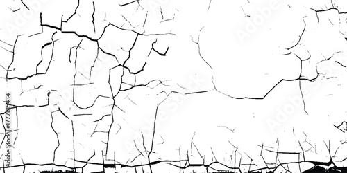 Black cracked concrete texture background, close up