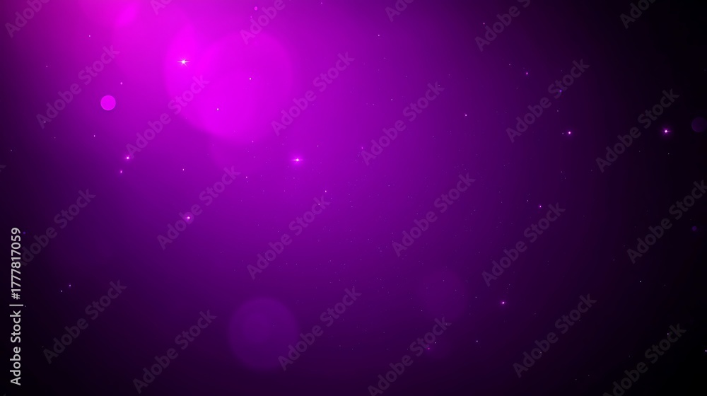 Obraz premium Smooth purple background illuminated by faint sparkles and glowing blurred highlights
