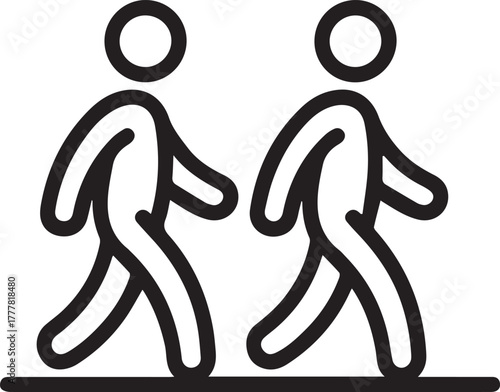 Two people walking side by side, representing companionship, teamwork, and the journey of life shared with others