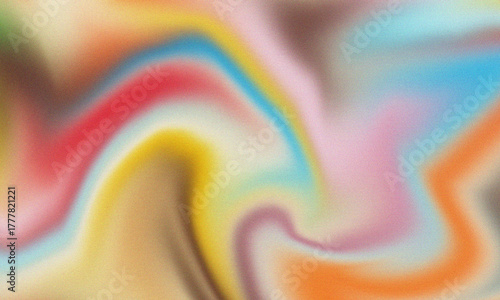Abstract colorful background with a smooth, flowing texture, creating a vibrant and playful visual effect, perfect for modern designs and artistic projects
