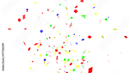  colorful bokeh lights and confetti effect