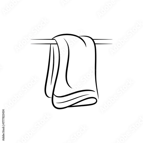 A soft, folded towel placed neatly on a surface, symbolizing cleanliness, hygiene, freshness, and daily self-care — commonly used in bathrooms, spas, and homes