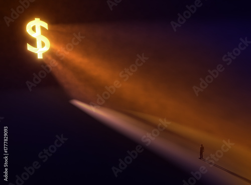 Obraz na plátně Seduced by Wealth and Greed