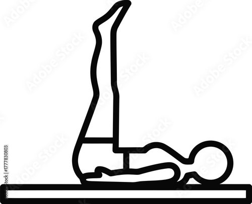 Woman doing leg raises exercise isolated on transparent background fitness, sport and healthy lifestyle concept abdominal muscles workout