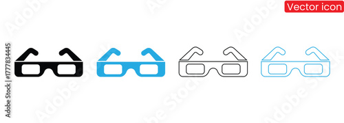 Explore stylish eyewear options for your designs. These modern glasses icons offer a clean, versatile look, ideal for showcasing vision and fashion concepts.