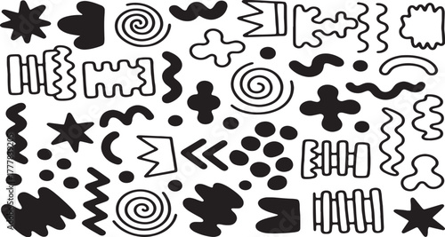 Person with megaphone and diverse hands holding charts and documents shouting announcement