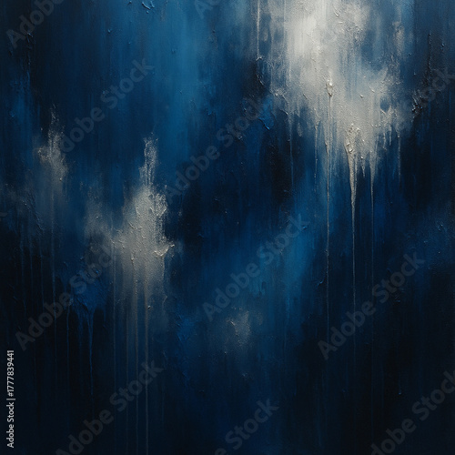 Wallpaper Mural Sapphire & Silver Elegance Torontodigital.ca