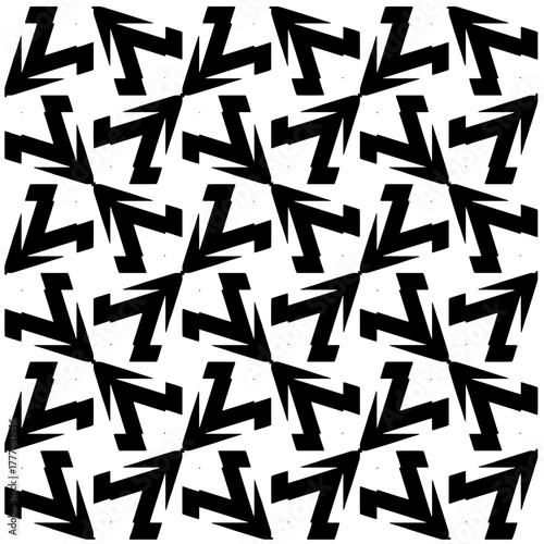 Black pattern.Seamless texture. Vector graphics for design, prints, decoration, cover, textile, digital wallpaper, web background, wrapping paper, clothing, fabric, packaging, cards.