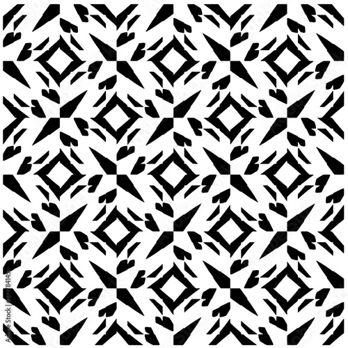 Black pattern.Seamless texture. Vector graphics for design, prints, decoration, cover, textile, digital wallpaper, web background, wrapping paper, clothing, fabric, packaging, cards.