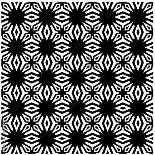Black pattern.Seamless texture. Vector graphics for design, prints, decoration, cover, textile, digital wallpaper, web background, wrapping paper, clothing, fabric, packaging, cards.