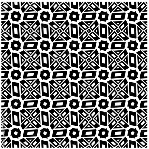 Black pattern.Seamless texture. Vector graphics for design, prints, decoration, cover, textile, digital wallpaper, web background, wrapping paper, clothing, fabric, packaging, cards.