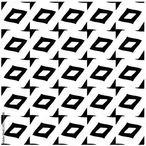 Black pattern.Seamless texture. Vector graphics for design, prints, decoration, cover, textile, digital wallpaper, web background, wrapping paper, clothing, fabric, packaging, cards.