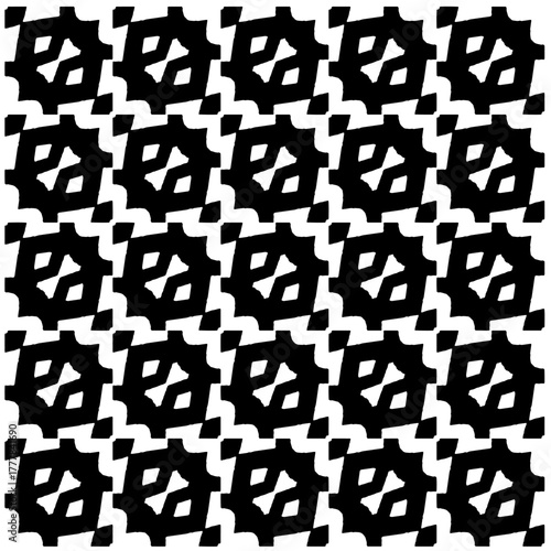 Black pattern.Seamless texture. Vector graphics for design, prints, decoration, cover, textile, digital wallpaper, web background, wrapping paper, clothing, fabric, packaging, cards.